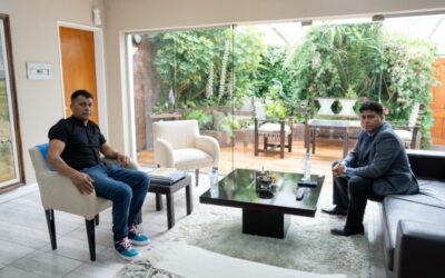 Santa Cruz: Vidal recibió a sindicalistas de la construcción y la minería