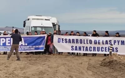 CAMICRUZ expresó su “rotundo rechazo” al corte de CAPPEMA en los accesos a Cerro Vanguardia