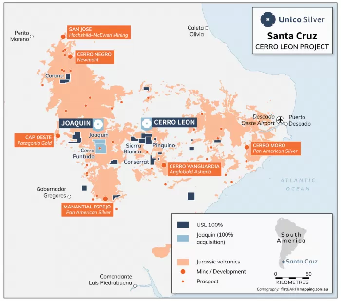 Unico Silver expande su presencia en Argentina con la compra de dos proyectos de plata
