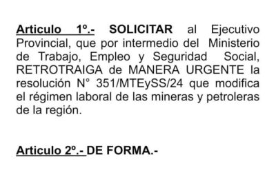 Godoy se opone al régimen 7×7: «Pone en peligro la estabilidad laboral»